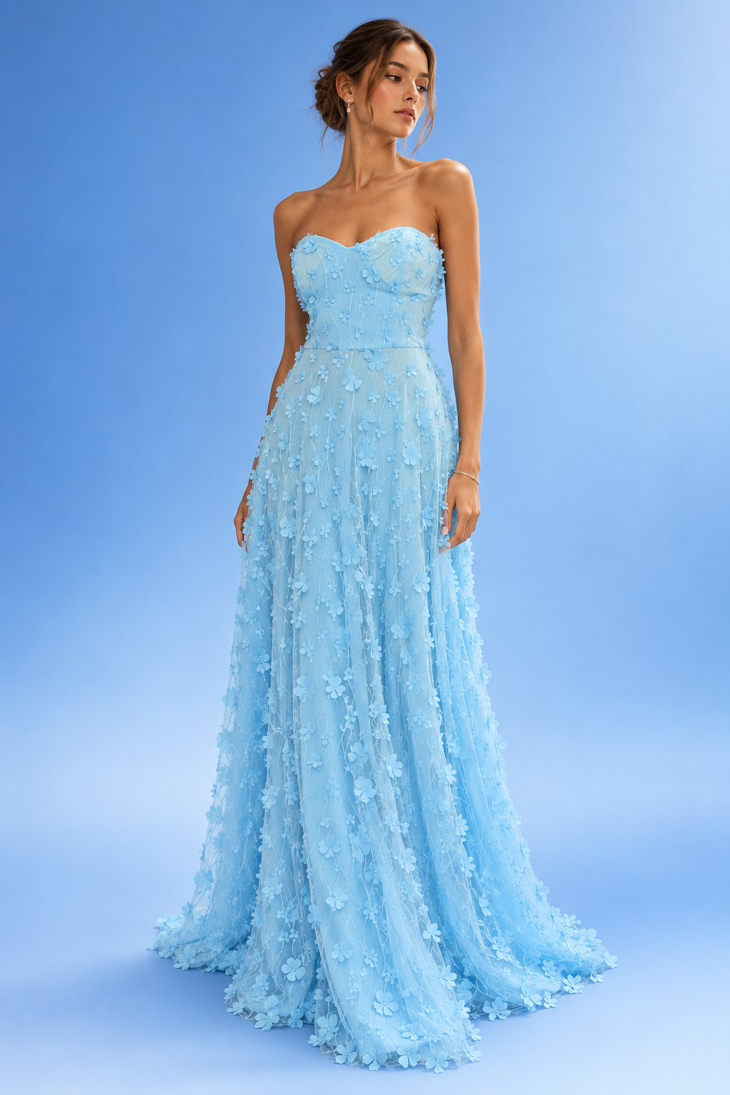 Blue Blossom Dress (L/XL)