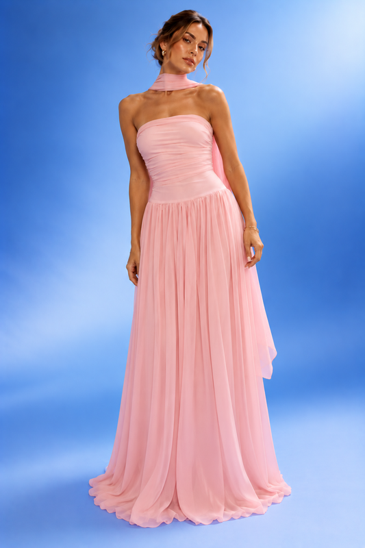 Pink Veil Dress